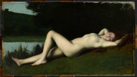 Naïade (Jean-Jacques Henner) - Muzeo.com
