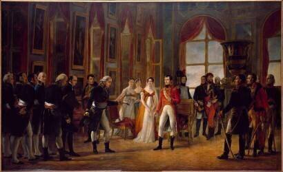 Napoléon Ier reçoit à Saint-Cloud le Senatus-Consulte (Georges Rouget) - Muzeo.com