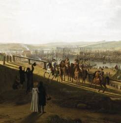 Napoléon Ier visite le camp de Boulogne, juillet 1804 (Jean-François Hue) - Muzeo.com