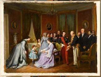 Napoléon III et L'Impératrice Eugénie (Claudius Jacquand) - Muzeo.com