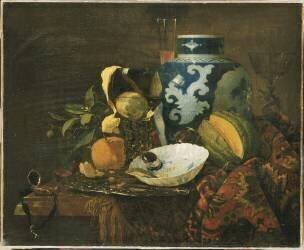 Nature morte au vase de Chine (Willem Kalf) - Muzeo.com