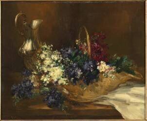 Nature morte, fleurs (Antoine Vollon) - Muzeo.com
