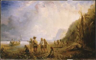 Occupation de la Martinique par le chevalier d'Esnembuc en 1635 (Théodore Gudin) - Muzeo.com