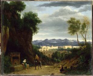 Paysage d'Italie (anonyme) - Muzeo.com