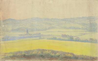 Paysage du Clos-Marquet (Saint-Chamond, Loire) (François Garas) - Muzeo.com