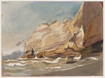 Porte du nord à Etretat (Eugène Isabey) - Muzeo.com