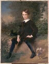 Portrait d'André Schneider, fils d'Hortense Schneider (Alexis Nicolas Pérignon le...) - Muzeo.com