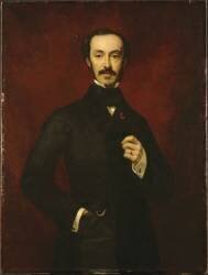 Portrait de Frédéric Villot (1809-1875) (Henryk Rodakowski) - Muzeo.com