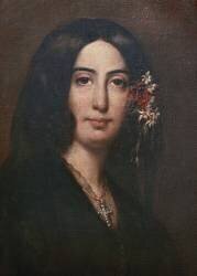 Portrait de George Sand (Auguste Charpentier) - Muzeo.com