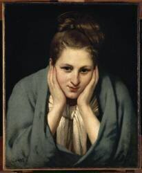 Portrait de la femme de l'artiste (Joseph-Désiré Court) - Muzeo.com