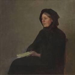 Portrait de la mère de l'artiste (Henry Lerolle) - Muzeo.com