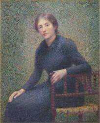 Portrait de Madame Petitjean (Hippolyte Petitjean) - Muzeo.com