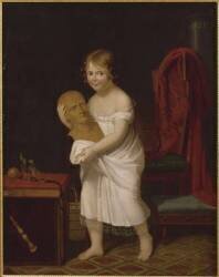 Portrait de Marie-Laetitia Murat, fille de Caroline Bonaparte et de Joachim Murat (Jeanne Elisabeth...) - Muzeo.com