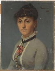 Portrait de Mlle Housset (Louis Français) - Muzeo.com