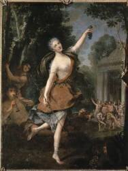 Portrait de Mlle Prevost en bacchante (Jean Raoux) - Muzeo.com