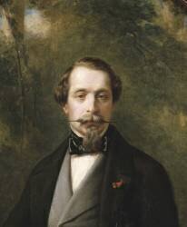 Portrait de Napoléon III en costume anglais (Franz Xaver Winterhalter) - Muzeo.com