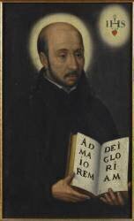 Portrait de saint Ignace de Loyola (anonyme) - Muzeo.com