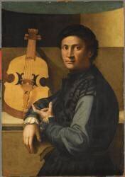 Portrait d'un joueur de viole (Paolo Zacchia) - Muzeo.com