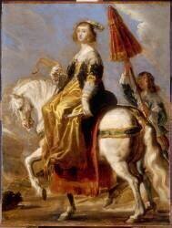 Portrait équestre d'Anne d'Autriche (Jean de Saint-Igny) - Muzeo.com