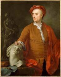 Portrait présumé de sculpteur anglais Michaël Rysbreeck (1694-1770) (Jan van der Banck) - Muzeo.com