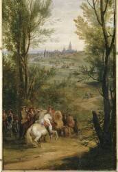 Prise de Courtrai par louis XIV, 19 juillet 1667 (Adam Frans van der Meulen) - Muzeo.com