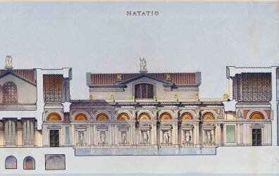 Reconstitution des Thermes de Lutèce et de l'hôtel de Cluny - planche n°14 (Camille Bernard) - Muzeo.com