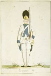 Régiment de Touraine n°34 (anonyme) - Muzeo.com