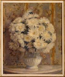 Reines marguerites dans un vase (Marie Duhem) - Muzeo.com