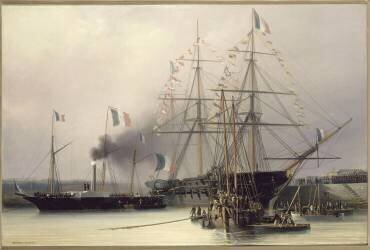 Retour des cendres de l'empereur Napoléon Ier en 1840 (Antoine Léon Morel-Fatio) - Muzeo.com