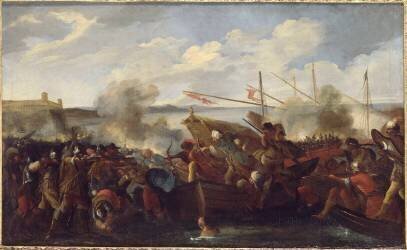 Scène de bataille (Micco Spadaro) - Muzeo.com