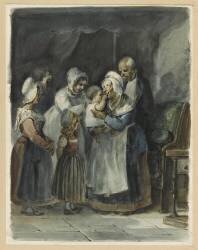 Scène de famille (Nicolas-Toussaint Charlet) - Muzeo.com