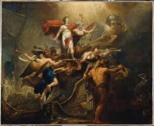 Tableau allégorique du 18 brumaire an VIII ou La France sauvée (Antoine-François Callet) - Muzeo.com