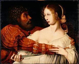 Tarquin et Lucrèce (Jan Massys (entourage de)) - Muzeo.com