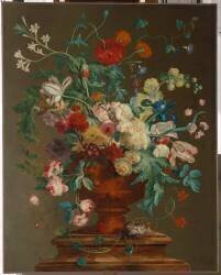 Vase orné de fleurs (Jan van Huysum) - Muzeo.com
