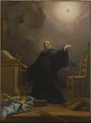 Vision de saint Benoît (Jean II Restout) - Muzeo.com