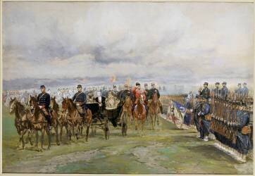 Visite officielle du Tsar Nicolas II en France en 1896 (Edouard Detaille) - Muzeo.com