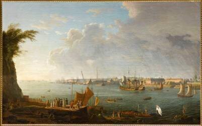 Vue du port de Lorient (Jean-François Hue) - Muzeo.com