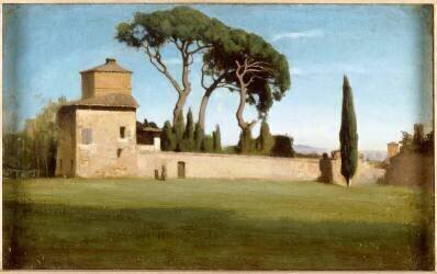 Vue d'une villa romaine (François-Auguste Ravier) - Muzeo.com