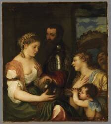 Allégorie dite d'Alphonse d'Avalos, marquis del Vasto (Tiziano) - Muzeo.com