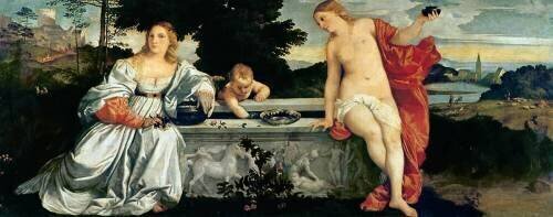 Amour Sacré et Amour Profane (Titien) - Muzeo.com
