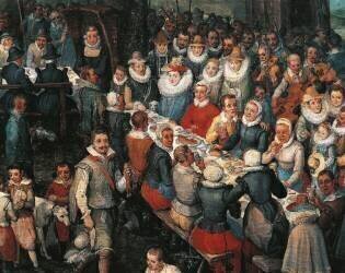 Banquet de mariage (Jan Brueghel l'Ancien) - Muzeo.com