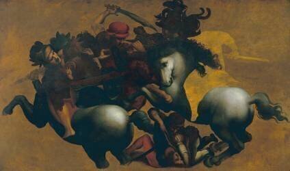 Bataille d'Anghiari (Léonard de Vinci) - Muzeo.com