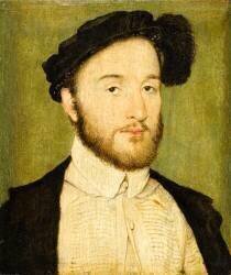 Charles de la Rochefoucauld, comte de Randan (1523-1562) (Corneille de Lyon) - Muzeo.com