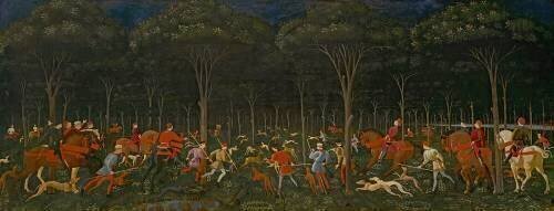 Chasse en forêt (Paolo Uccello) - Muzeo.com