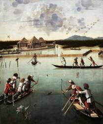 Chasse sur la lagune (Vittore Carpaccio) - Muzeo.com