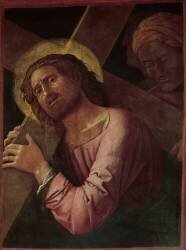 Christ portant sa croix et Simon de Cyrène (Andrea Mantegna) - Muzeo.com