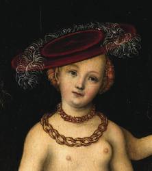 Détail - Les trois Grâces (Lucas Cranach l'Ancien) - Muzeo.com