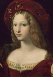 Détail de Jeanne d'Aragon (Raphaël) - Muzeo.com