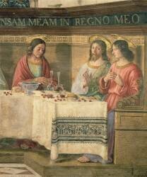 Détail de La Cène (Domenico Ghirlandaio) - Muzeo.com