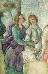 Vénus et les Grâces offrant des présents à une jeune fille (détail) (Sandro Botticelli) - Muzeo.com